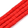 Handmade Polymer Clay Beads Strands CLAY-T021-02J-1