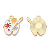 Alloy Pendants X-ENAM-S119-089B-RS-1