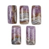 Natural Amethyst Lace Agate Pendants G-A244-10A-1