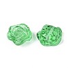 Baking Paint Transparent Glass Beads DGLA-N018-01D-2