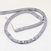 Electroplate Non-magnetic Synthetic Hematite Heishi Beads Strands G-J171B-3x3mm-02-2