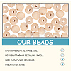 Round Unfinished Wood Beads WOOD-PH0008-10-3