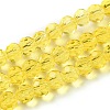 Transparent Glass Beads EGLA-A035-T6mm-D03-1