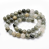 Natural Green Rutilated Quartz Beads Strands G-Q462-61-8mm-3