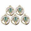 Alloy Enamel Pendants ENAM-T011-115-NR-1