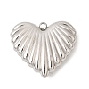 304 Stainless Steel Pendants STAS-B128-11D-P-1