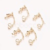 Brass Peg Bails Pendants KK-E760-30G-NF-2