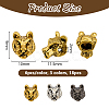 18Pcs 3 Colors Tibetan Style Alloy Beads FIND-OC0013-62-2