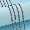 Iron Twisted Chains Curb Chains CHS003Y-B-7