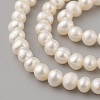 Natural Cultured Freshwater Pearl Beads Strands PEAR-G007-33-3