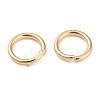 Rack Plating Brass Open Jump Rings KK-O139-18G-G-2