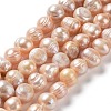 Natural Cultured Freshwater Pearl Beads Strands PEAR-E019-18-1