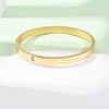 My Forever 304 Stainless Steel Micro Pave Cubic Zirconia Hinged Bangles for Women BJEW-B161-12G-01-2