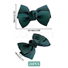 Polyester Bowknot Shoe Decorations AJEW-WH0323-25B-3