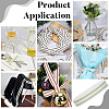 Cotton Stripe Pattern Ribbon OCOR-WH0078-550D-5