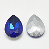 Pointed Back Glass Rhinestone Cabochons RGLA-T081-7x10mm-11-2