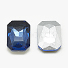 Pointed Back Glass Rhinestone Cabochons RGLA-T079-10x14mm-13-2