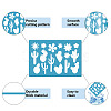 Acrylic Earring Handwork Template DIY-WH0359-035-4