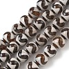Tibetan Style dZi Beads Strands GG-CBA3DA1-04-2