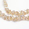 Electroplate Glass Beads Strands EGLA-J143-A-PL03-3