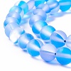 Synthetic Moonstone Beads Strands G-E573-01B-19-4