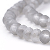 Electroplate Glass Beads Strands X-EGLA-S141-4mm-01D-3