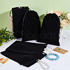 Velvet Packing Pouches Drawstring Bags ABAG-WH0046-30B-4