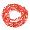 Electroplate Glass Beads Strands EGLA-A044-P2mm-B21-3