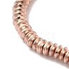 Electroplated Synthetic Non-magnetic Hematite Beads Strands G-I364-F01-RG-3