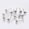 Non-Tarnish 201 Stainless Steel Stud Earring Findings STAS-P196-05-1