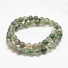Natural Moss Agate Beads Strands X-G-F453-4mm-2