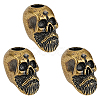 3Pcs Brass Beads KK-FG0001-18-1