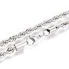 Non-Tarnish 304 Stainless Steel Rope Chain Necklaces NJEW-F226-03P-10-2