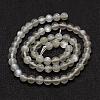 Natural Grey Moonstone Beads Strands G-F306-07-6mm-2