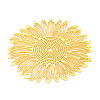 Brass Filigree Big Pendants X-KKC-T003-13G-2
