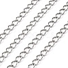 Tarnish Resistant 304 Stainless Steel Curb Chains CHS-Q001-22-1