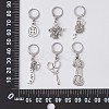 Sewing Theme Alloy Multifunction Pendant Decorations HJEW-CJ00004-2