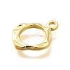 Rack Plating Brass Toggle Clasps KK-M309-45G-5