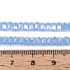 Electroplate Imitation Jade Glass Beads Strands EGLA-N022-09A-D01-4