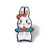 Easter Theme Rabbit Enamel Pin JEWB-E018-02EB-05-1
