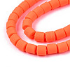 Handmade Polymer Clay Bead Strands X-CLAY-ZX006-01O-4