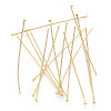 Brass Flat Head Pins KK-G331-11-0.7x55-2