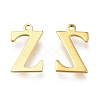 PVD Vacuum Plating  304 Stainless Steel Charms STAS-H112-Z-G-2