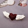 Heart with Wing Enamel Pin HEAR-PW0001-048-5