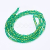 Spray Painted Crackle Glass Beads Strands X-CCG-Q002-4mm-07-3