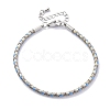 Polyester Cord Braided Bracelet Makings MAK-Z003-01P-17-1