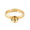 Brass Adjustable Ring Settings KK-A272-01A-G-2