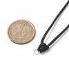 Adjustable Waxed Cord Pendant Necklace Makings NJEW-JN04668-3