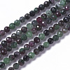 Natural Ruby in Zoisite Beads Strands G-F596-33-2mm-1