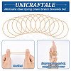 60Pcs Minimalist Steel Spring Chain Stretch Bracelets Set TWIR-UN0001-12KCG-5